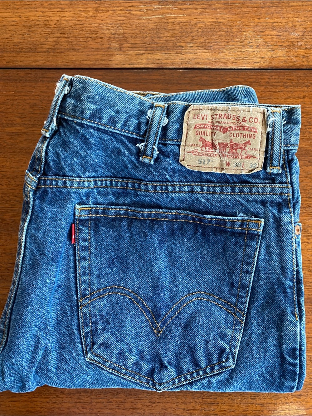 Levi's Men's Denim Jeans in Blue with Signature Patch